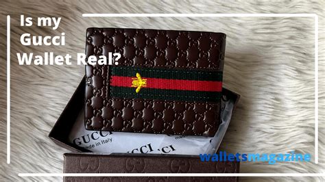 is gucci wallet real.